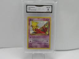 GMA GRADED 2000 POKEMON ABRA #49 TEAM ROCKET NM-MT 8