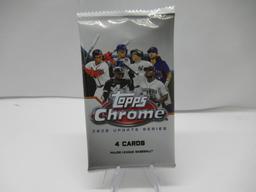 Factroy Sealed 2020 Topps CHROME Update Series Baseball 4 Card Pack