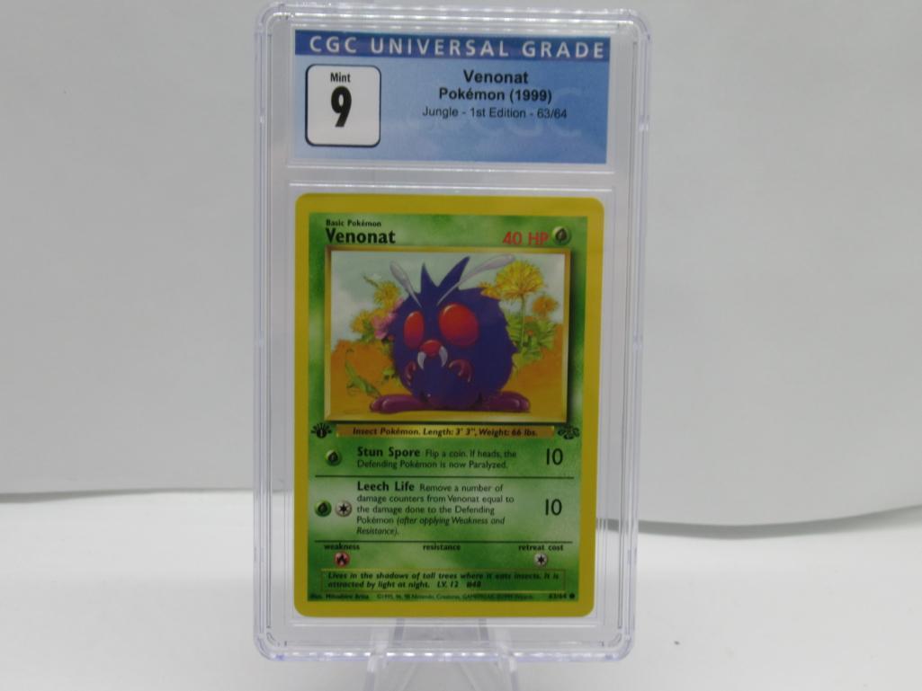 CGC Pokemon Mint 9 - 1999 Jungle 1st Edition - Venonat #63