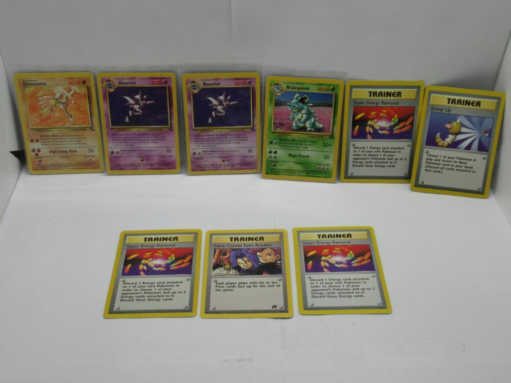 9 Count Lot of Vintage RARE Pokemon Cards from HUGE Collection