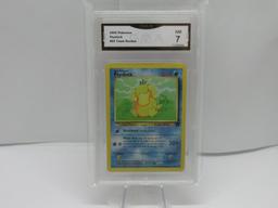 GMA GRADED 2000 POKEMON PSYDUCK #65 TEAM ROCKET NM 7