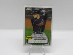 2021 TOPPS CHROME REDUX REFRACTOR ATLANTA BRAVES FREDDIE FREEMAN CARD #TC52-42