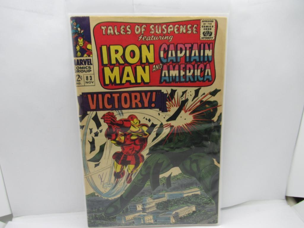 TALES OF SUSPENSE #83 MARVEL 1966 CAPTAIN AMERICA IRON MAN! LEE COLAN KIRBY KEY