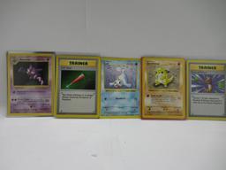 Lot of 5 Vintage Base Set SHADOWLESS Pokemon Cards from Big Collection Haul