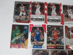 15 Card Lot of KAWHI LEONARD LA Clippers Basketball Cards from Collection