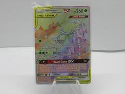 Pokemon Card Pheromosa & Buzzwole Tag Team GX Unbroken Bonds NM Secret Rainbow Rare