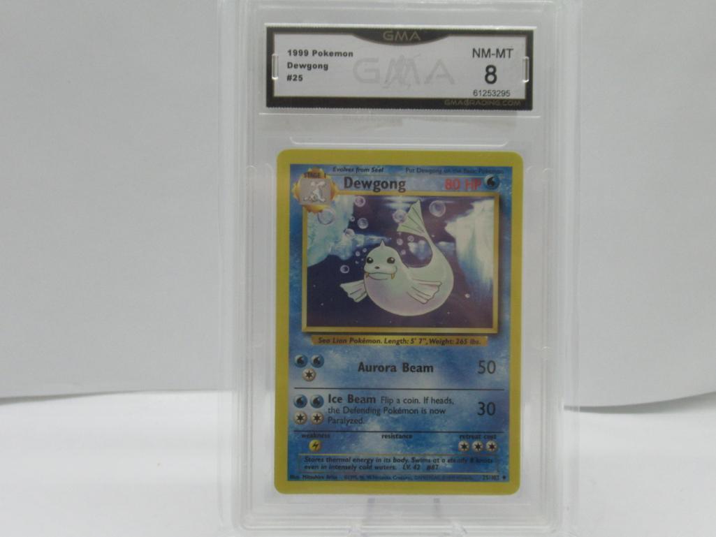 GMA GRADED POKEMON 1999 DEWGONG NM-MT 8