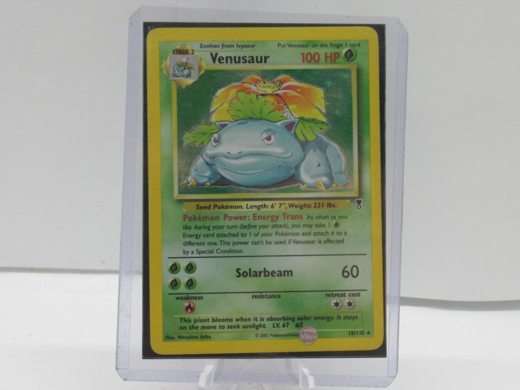 2002 Pokemon Legendary Collection #18 VENUSAUR Holofoil Rare Trading Card