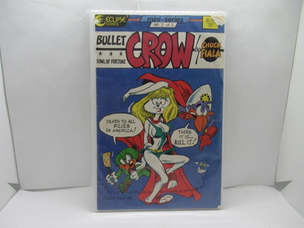 Vintage Eclipse Comics BULLET CROW Comic Book from Awesome Collection