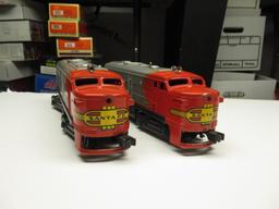 Lionel Santa Fe 212 power unit and dummy unit