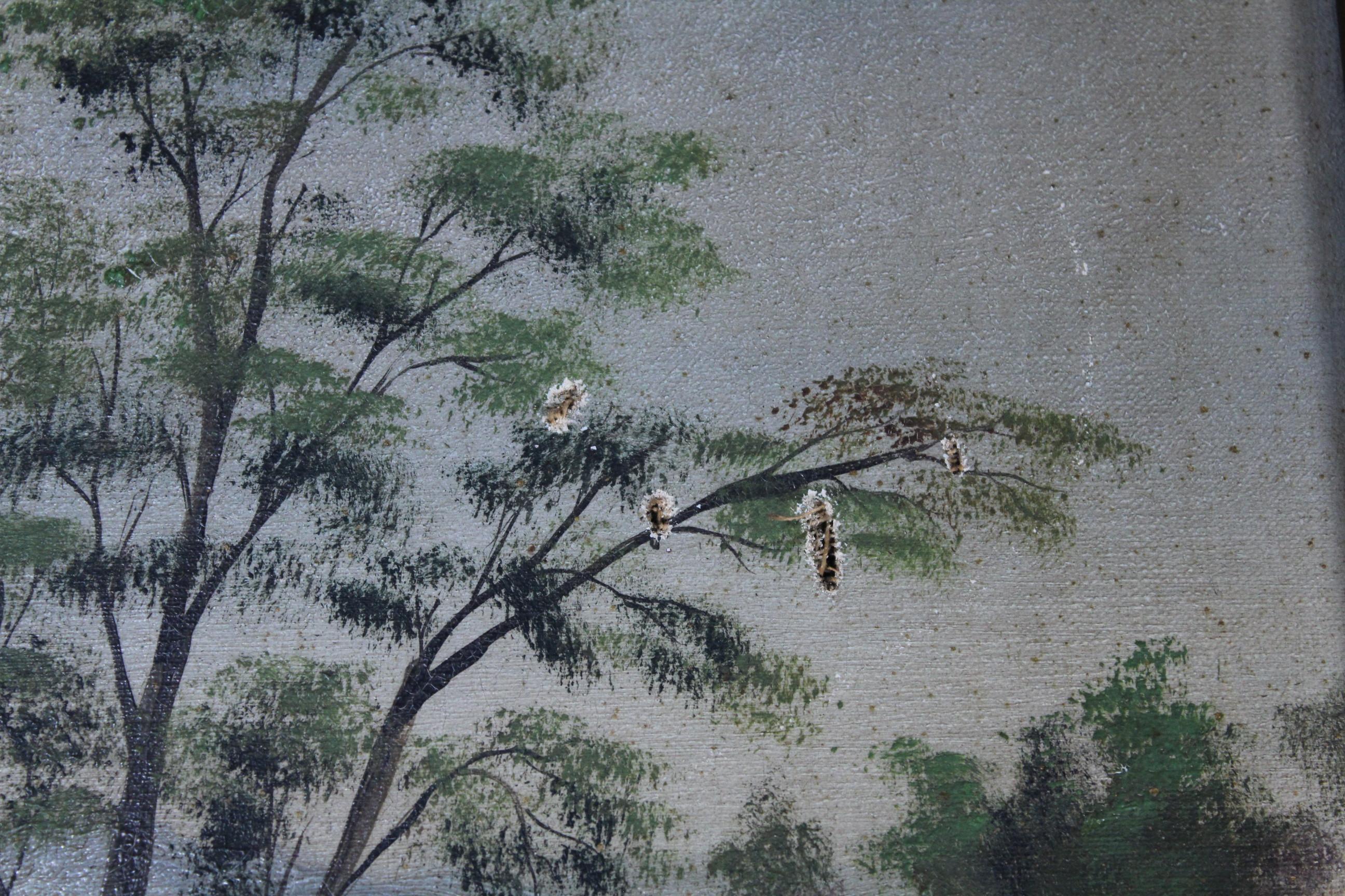 Early Country Painting on Canvas