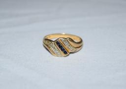 Estate 10K Yellow Gold Ladies Ring