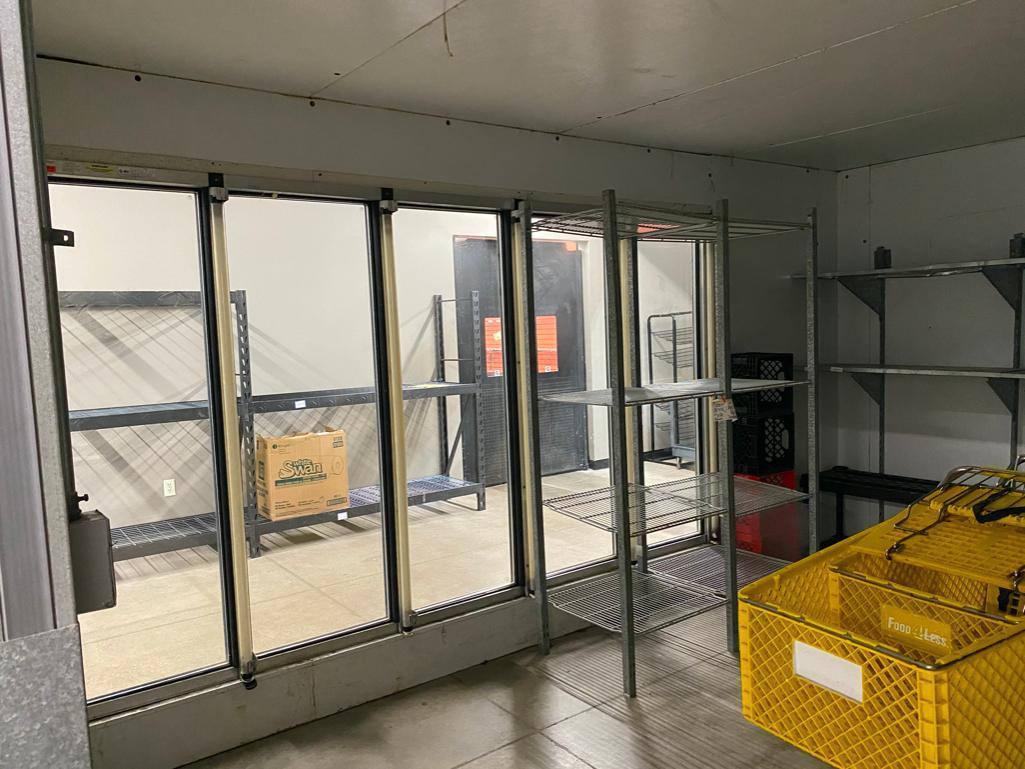 16'x14' Walk-In Cooler w/5' wide door and side access doors