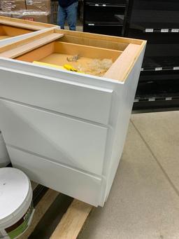 Misc cabinets, including corner lazy Susan