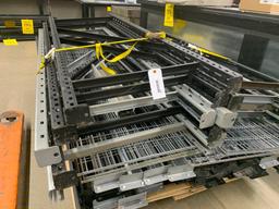 Pallet of Heavy Duty pallet racking.