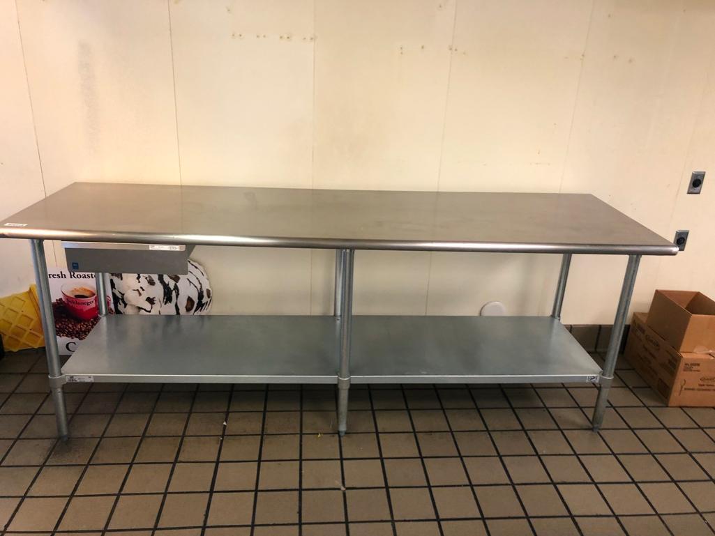 8' Stainless Table