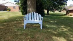 #2080 Garden Bench 36" light blue