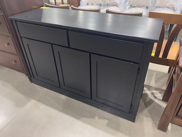 Maple Buffet server 57" x 20" x 36 1/2" Stain: Onyx