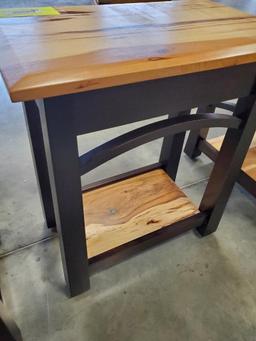 Hickory End Table 14x22x24 1/2"