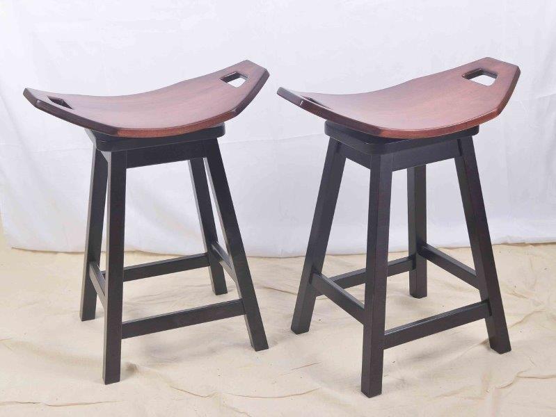 24" Saddle Bar Stool