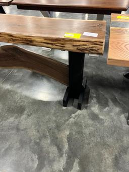 WALNUT TABLE 68X20X32IN