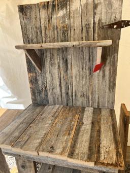 Barnwood Planter Stand