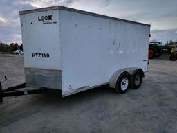 12 Foot Enclosed Tandem Axle Trailer