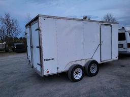 12 Foot Enclosed Tandem Axle Trailer