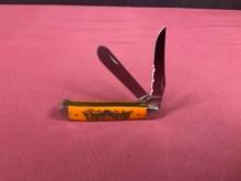 New CaseTestedXX Orange Bone Smooth Mini Trapper Single Blade Halloween Knife #6207 MFG 2022 USA New