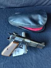 Browning Belgium Made 9mm Semi-Auto Hand gun w/extra clips