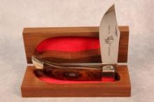 Case XX Handmade Buffalo Knife w/Blade Etch in Box, Blade