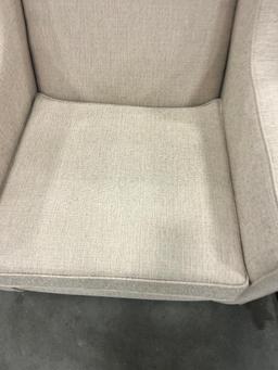 BEIGE UPHOLSTERED CHAIR
