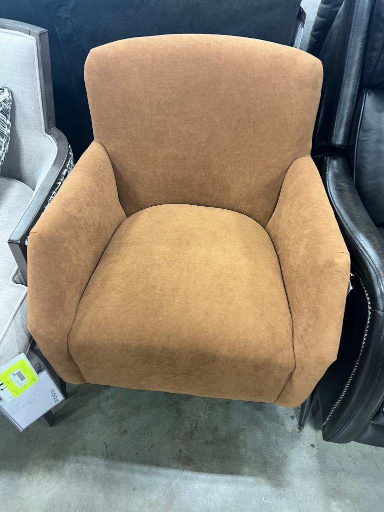 RUST ACCENT CHAIR
