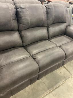 TUMBLEWEED LEATHER SOFA RECLINER