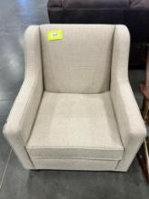 BEIGE UPHOLSTERED CHAIR