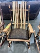 W MAPLE/WALNUT CABIN ROCKER NATURAL