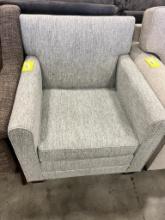 GREY ACCENT CHAIR