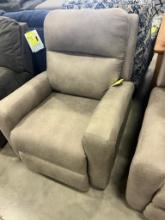 LIGHT GREY RECLINING CHAIR