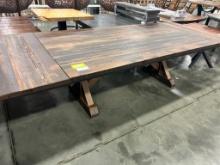 RECLAIMED TABLE ONLY W/2 LEAVES PROVINCAL84X48IN