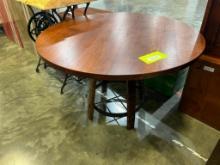 QSWO RECLAIMED BARREL ROUND TABLE 36 X24 IN