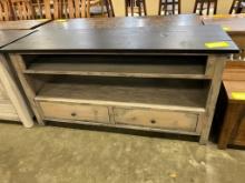 QWSO TWO TONED TV STAND 60X20X31 IN