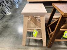 MAPLE STEP STOOL 24 IN HIGH