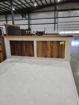 B MAPLE RECLAIMED BARNWOOD KING UNDERSTORAGE BED ONLY