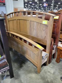 OAK KING BED ONLY SANDSTONE