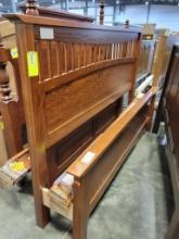 OAK KING BED ONLY MICHAELS