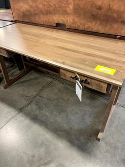 BROWN MAPLE DESK 60X24X31 IN