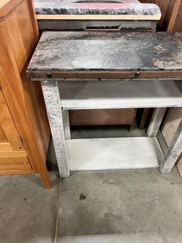 PINE END TABLE 32X16X32 IN