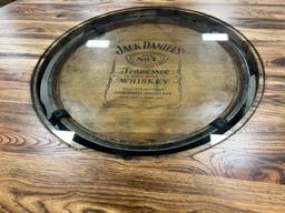 JACK DANIELS BARREL PUB TABLE W 6 BAR CHAIRS 56 IN ROUND