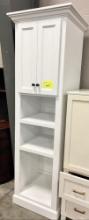 MAPLE STORAGE CABINET WHITE 24X24X92 IN