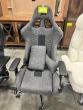 GREY AND BLACK GAMING CHAIR